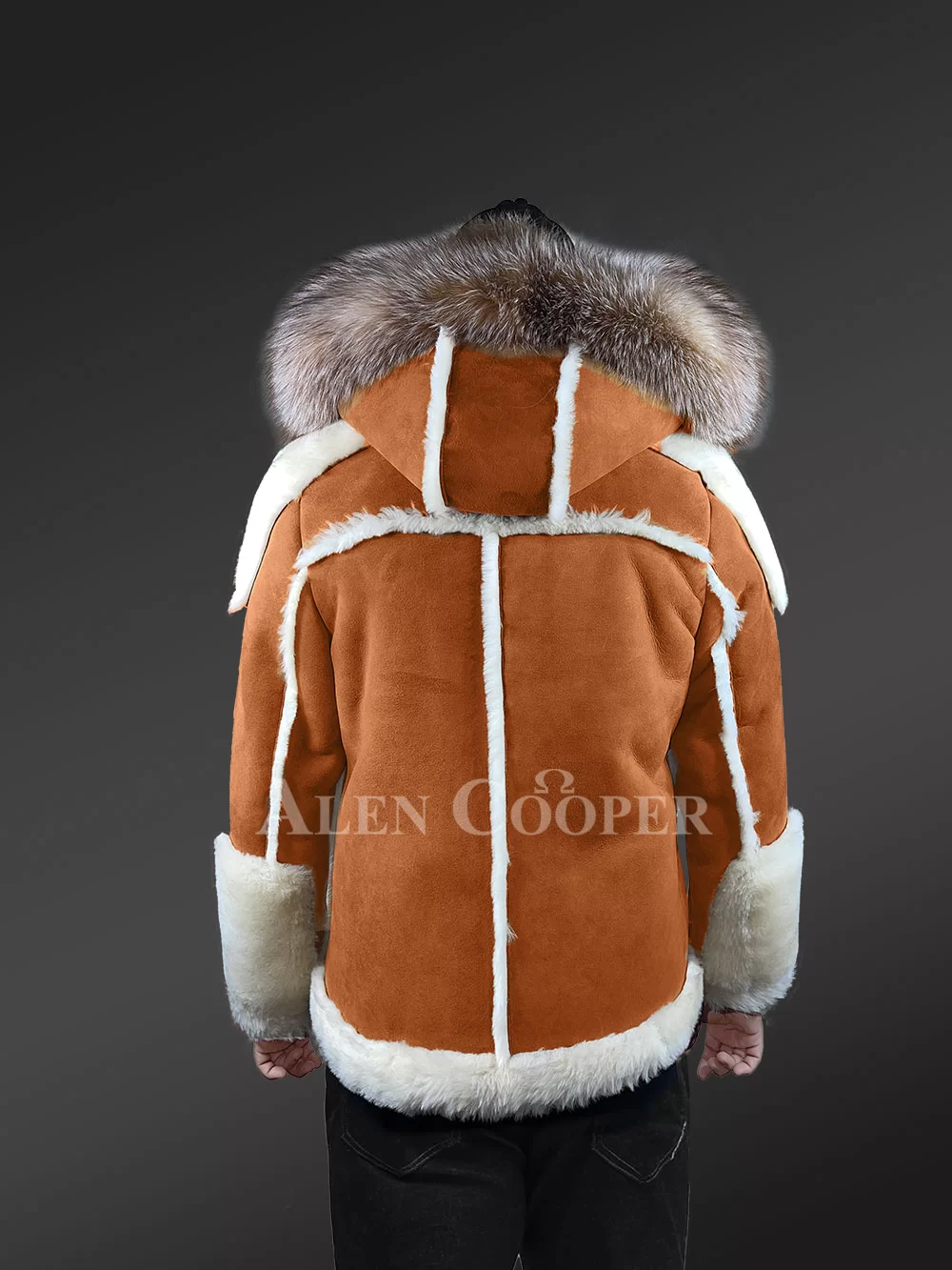 Crystal Fox Fur Shearling Coat