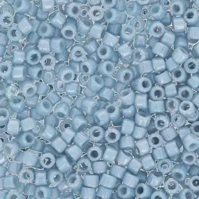 Czech Glass Matubo, 10/0 Seed Bead, Luster Opaque Blue (2.5 Inch Tube)