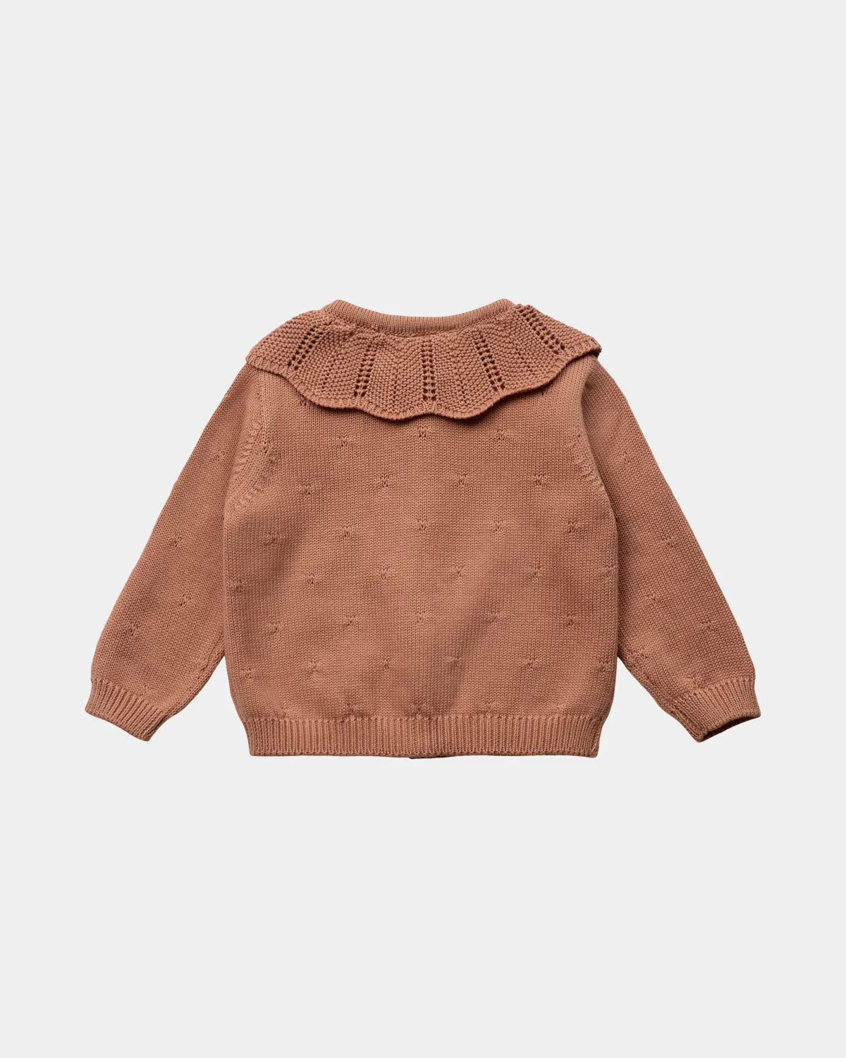 DAYASB CARDIGAN - Rosy brown