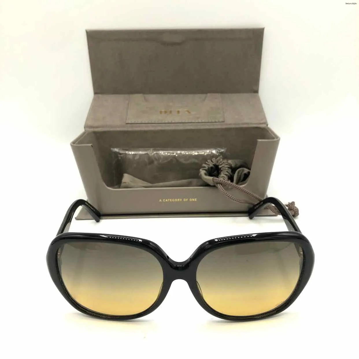 DITA Gold Brown Pre Loved Sunglasses w/case