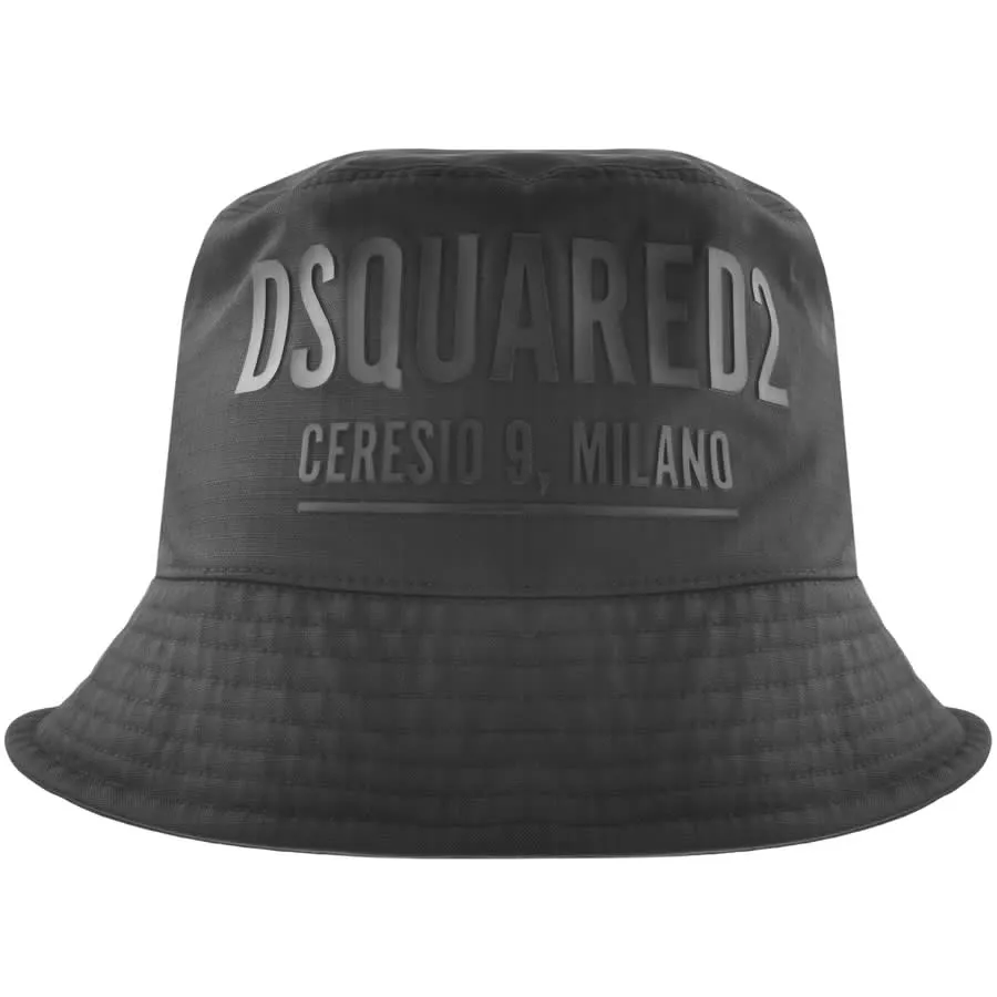 DSQUARED2 Logo Bucket Hat Black