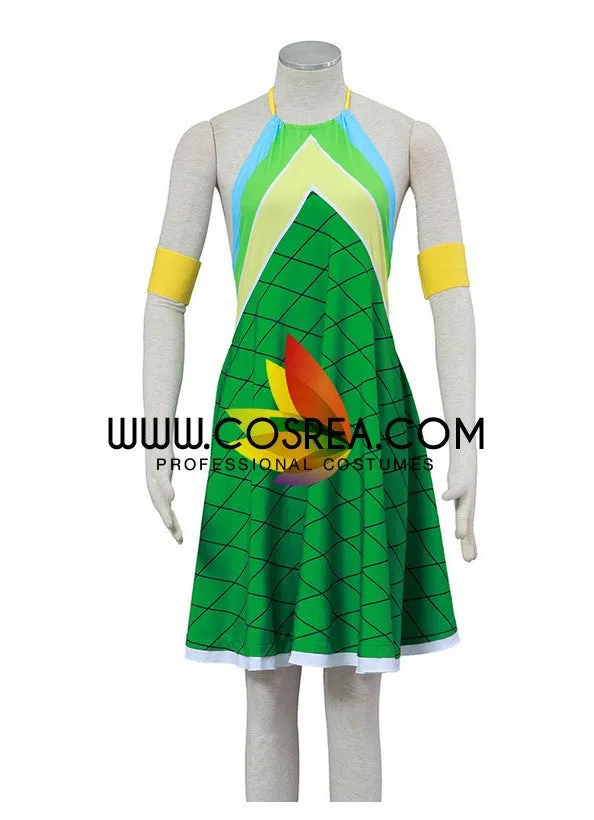 Fairy Tail Wendy Dragonscale Cosplay Costume