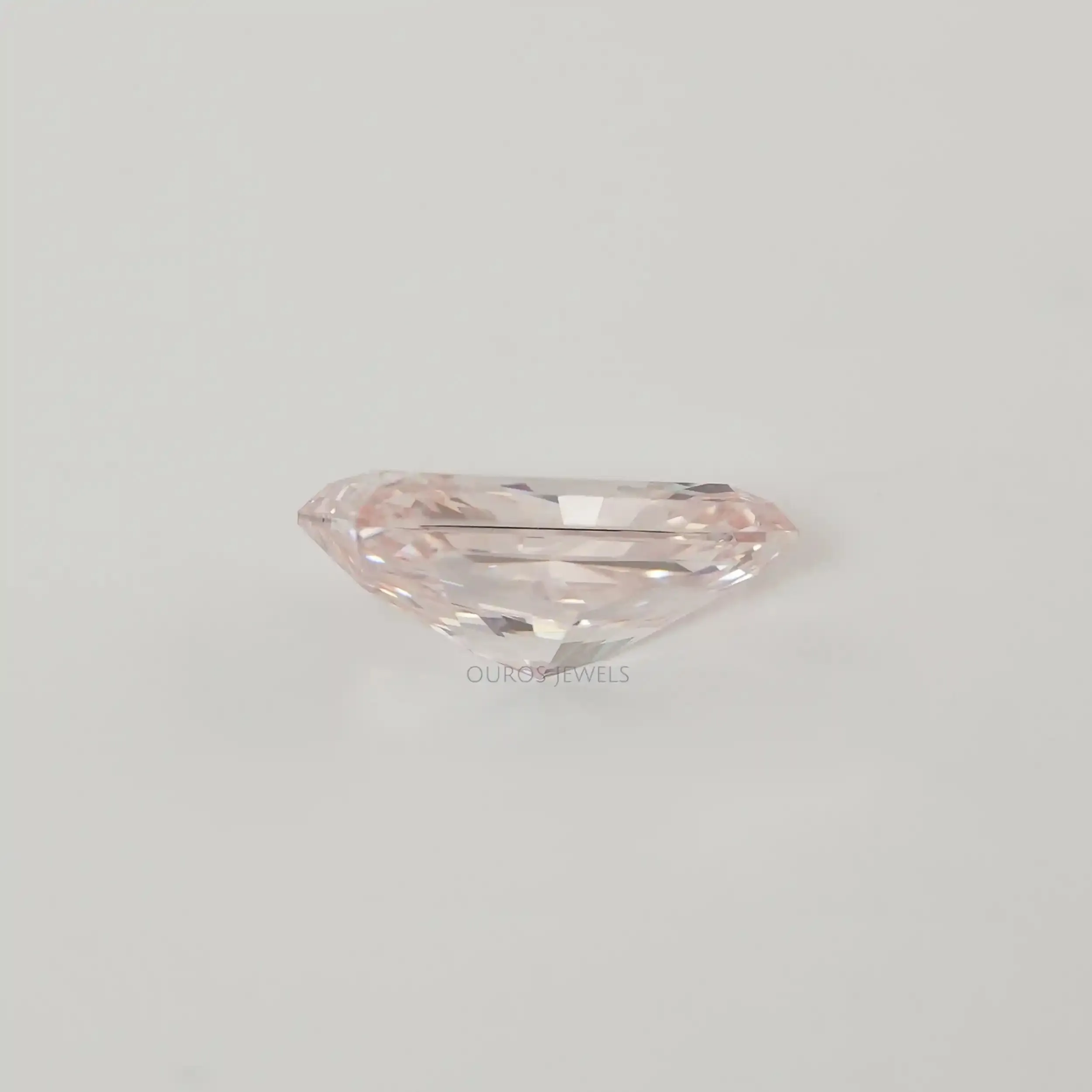 Fancy Vivid Pink Radiant Shape Lab Grown Diamond