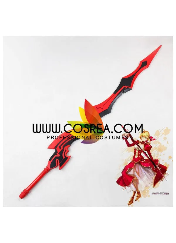 Fate Extra Last Encore Saber Nero Red Cosplay Prop