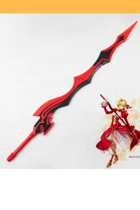 Fate Extra Last Encore Saber Nero Red Cosplay Prop