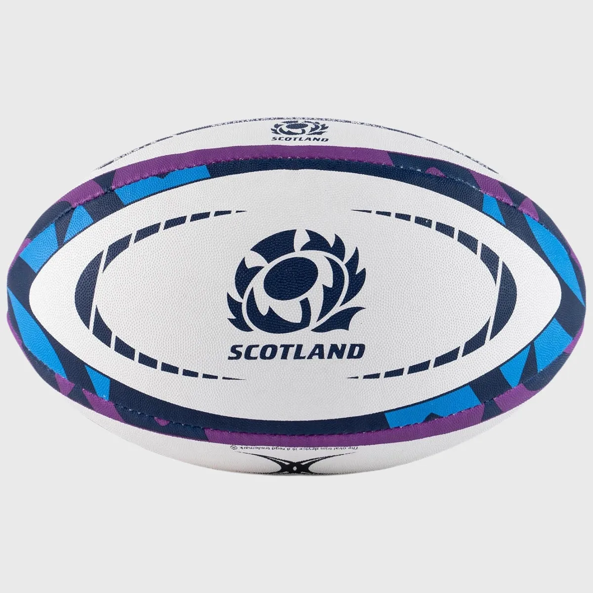 Gilbert Scotland Replica Rugby Ball Navy/Purple