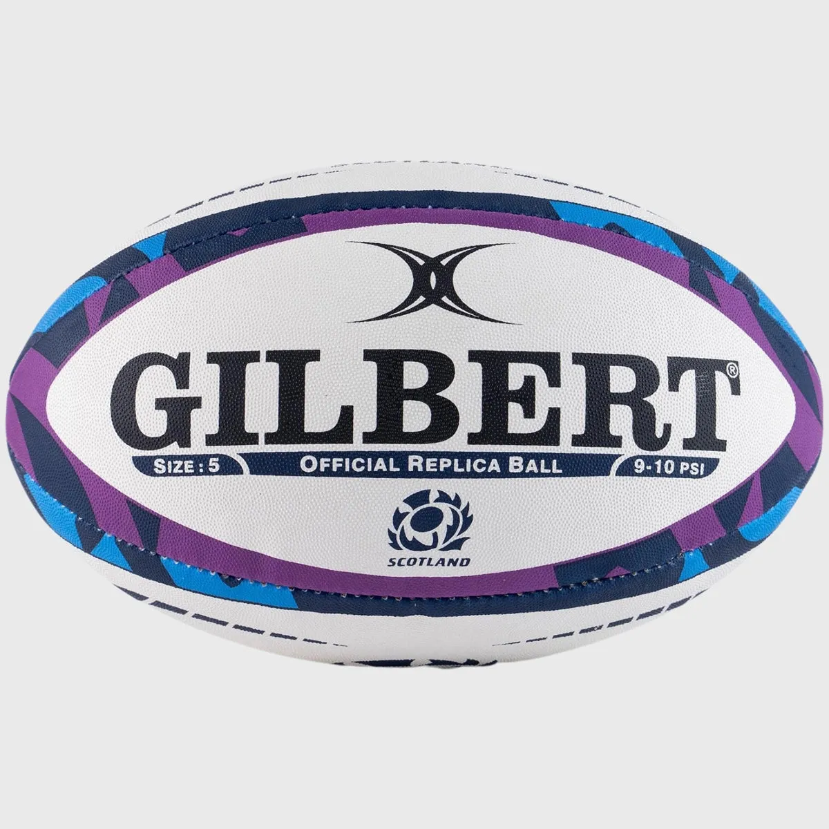 Gilbert Scotland Replica Rugby Ball Navy/Purple