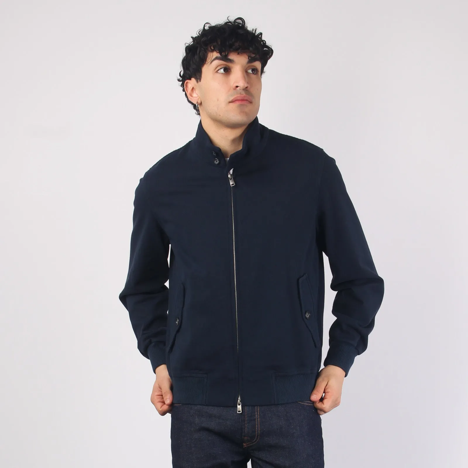 Giubbotto Piquet Blu Navy