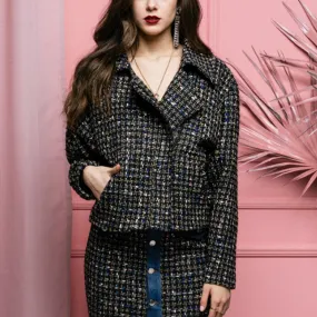 GIULIA N , BOMBER IN TWEED