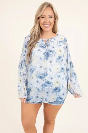 Give Me Shelter Top, Blue