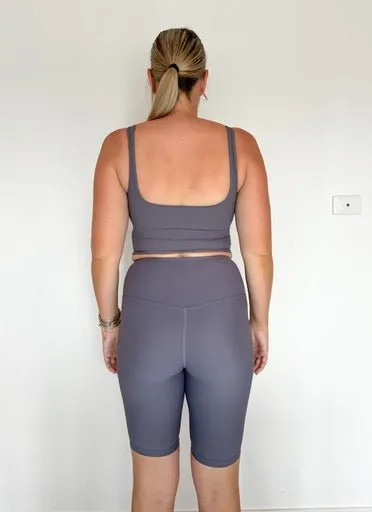 Goddess Crop Grey