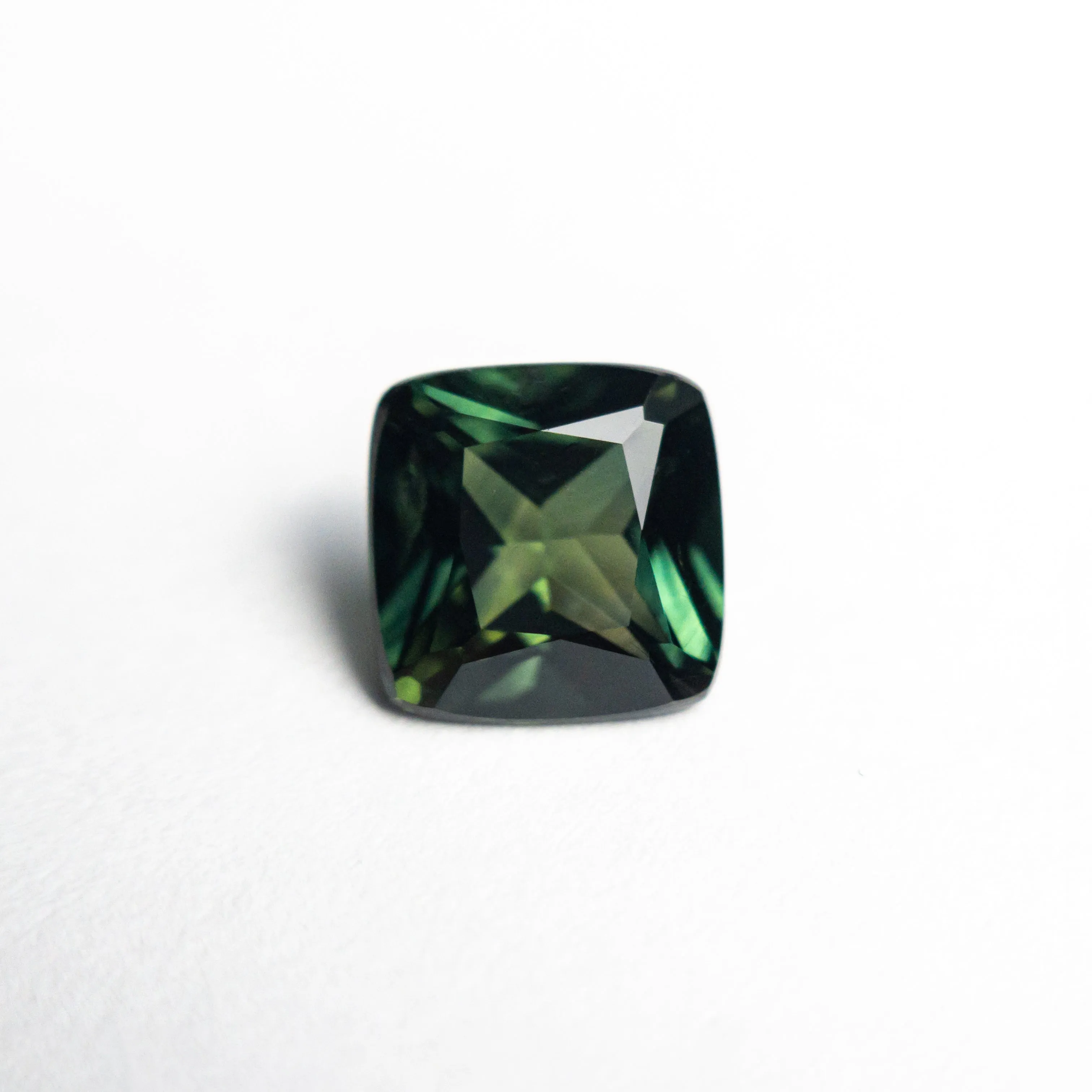 Green Brilliant Sapphire - 1.49ct Cushion