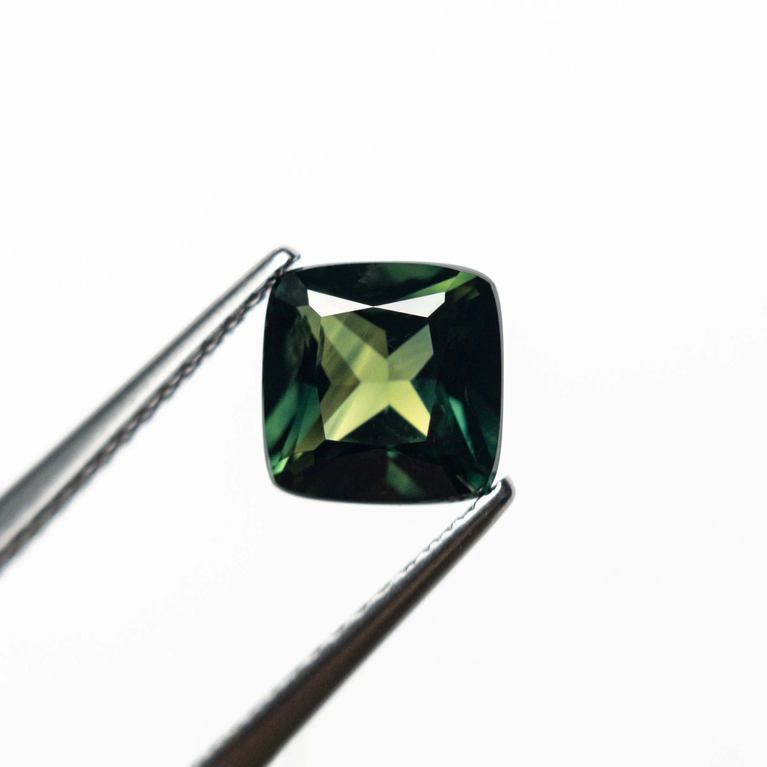 Green Brilliant Sapphire - 1.49ct Cushion