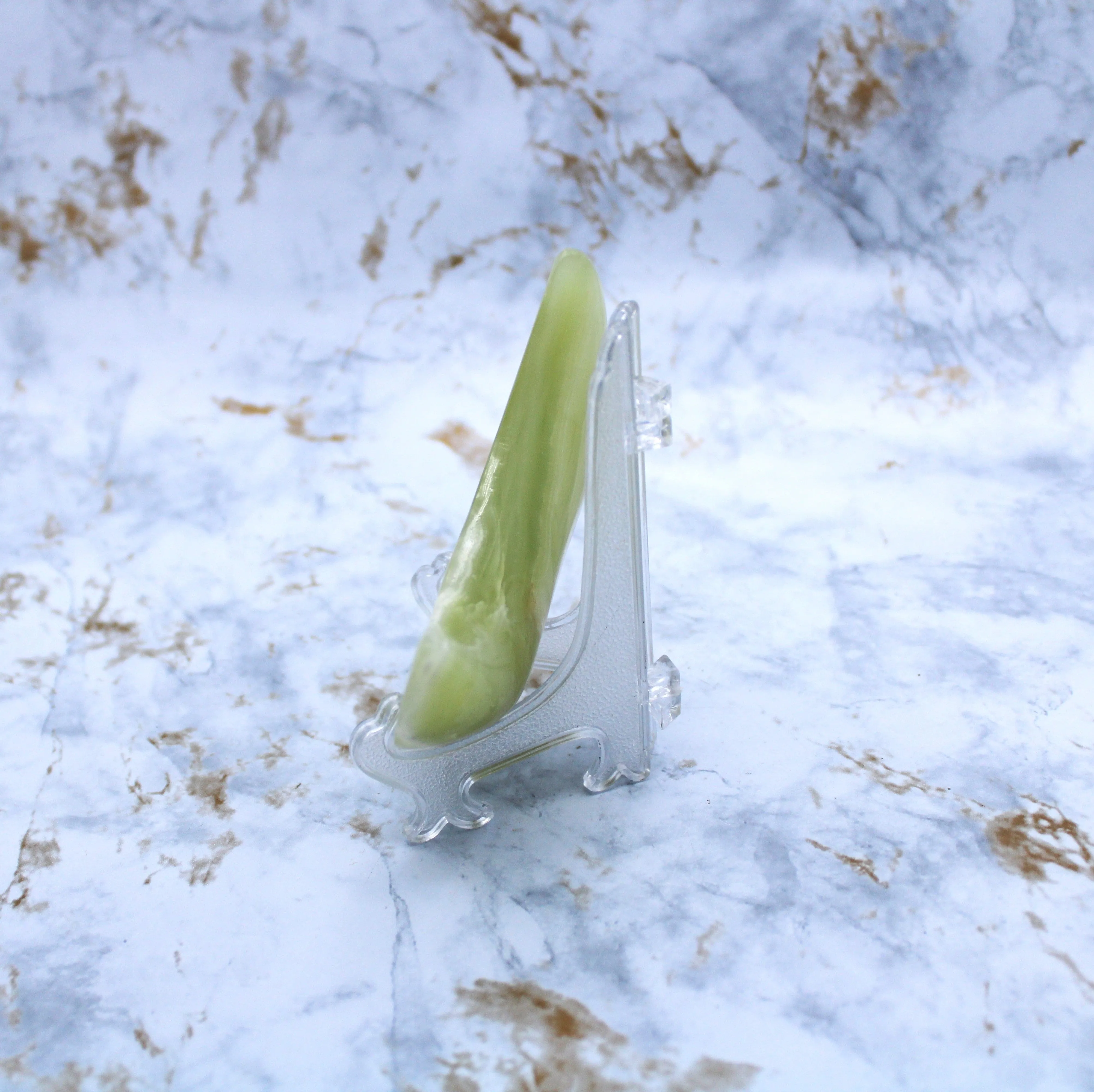 Green Onyx Moon Plate