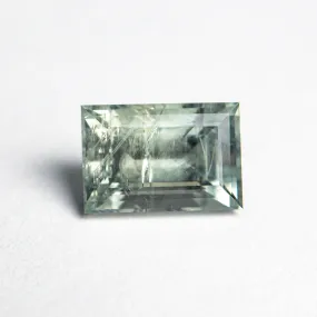 Green/Blue Step Cut Sapphire - 3.40ct Rectangle