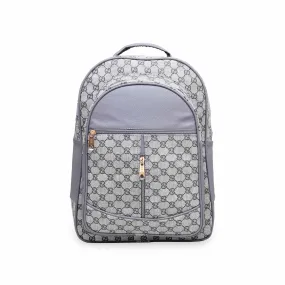 Grey Casual BackPack P47446