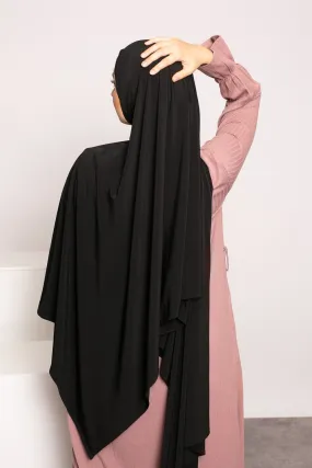 Hijab premium arena jersey negro