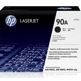 HP CE390A 90A Genuine Black Toner Ink Cartridge LaserJet