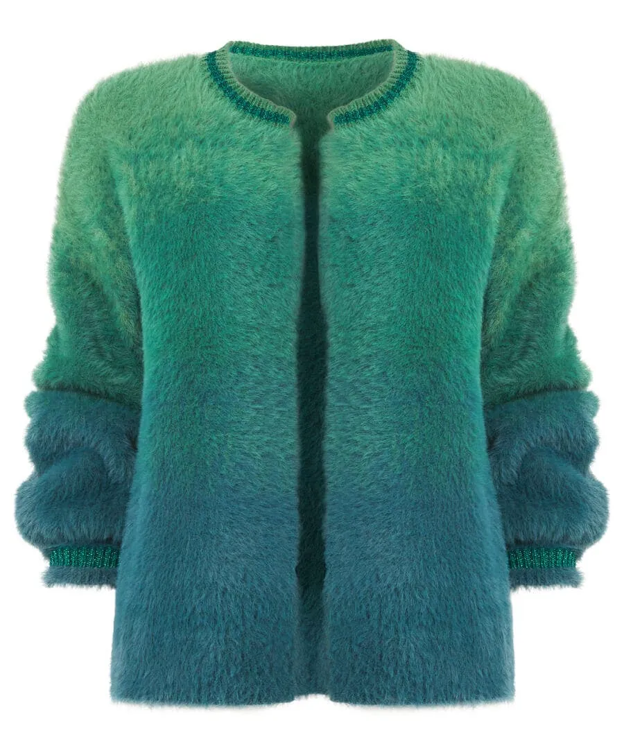 Ibiza Fluffy Knit Cardigan