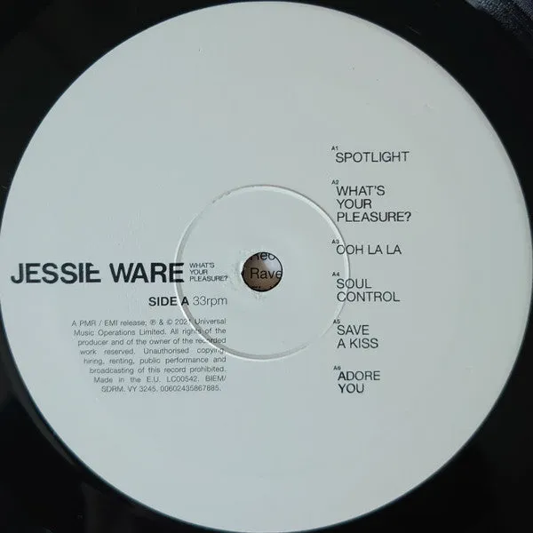 Jessie Ware ~ What's Your Pleasure? (The Platinum Pleasure Edition)
