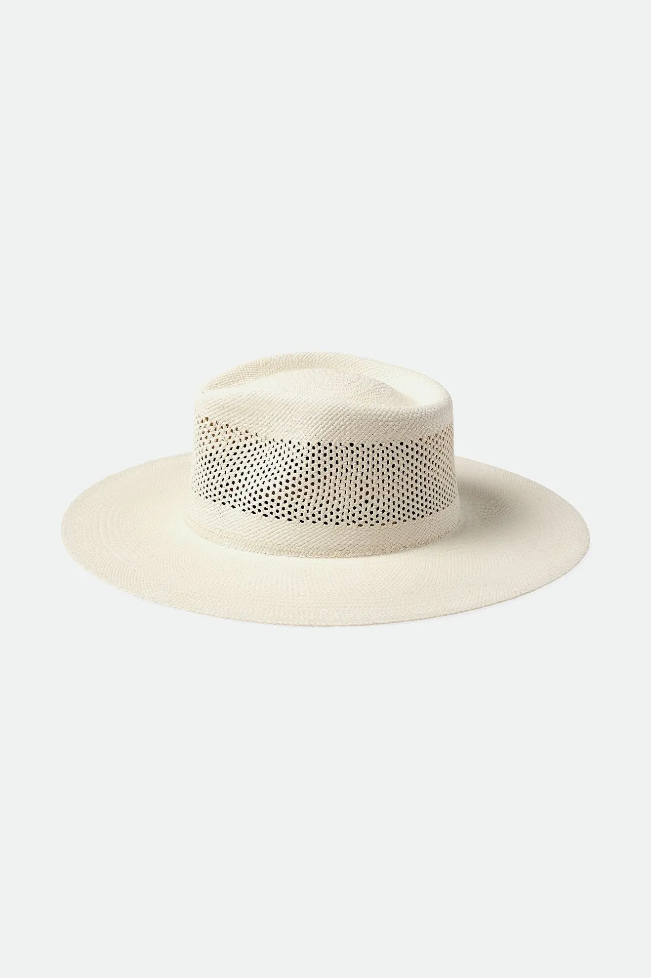 Jo Panama Straw Rancher Hat - Panama White