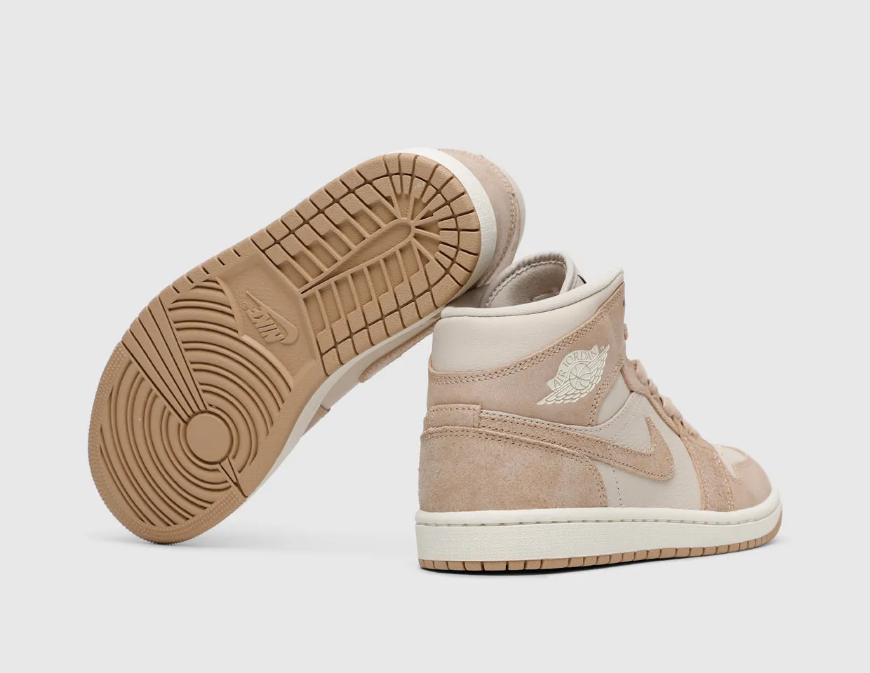 Jordan Women's 1 Mid SE Legend Light Brown / Legend Medium Brown - Sail