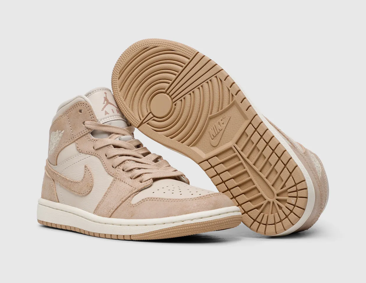 Jordan Women's 1 Mid SE Legend Light Brown / Legend Medium Brown - Sail