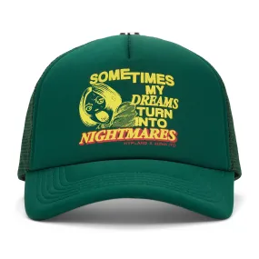 JUNJI ITO NIGHTMARES TRUCKER HAT (DARK GREEN)