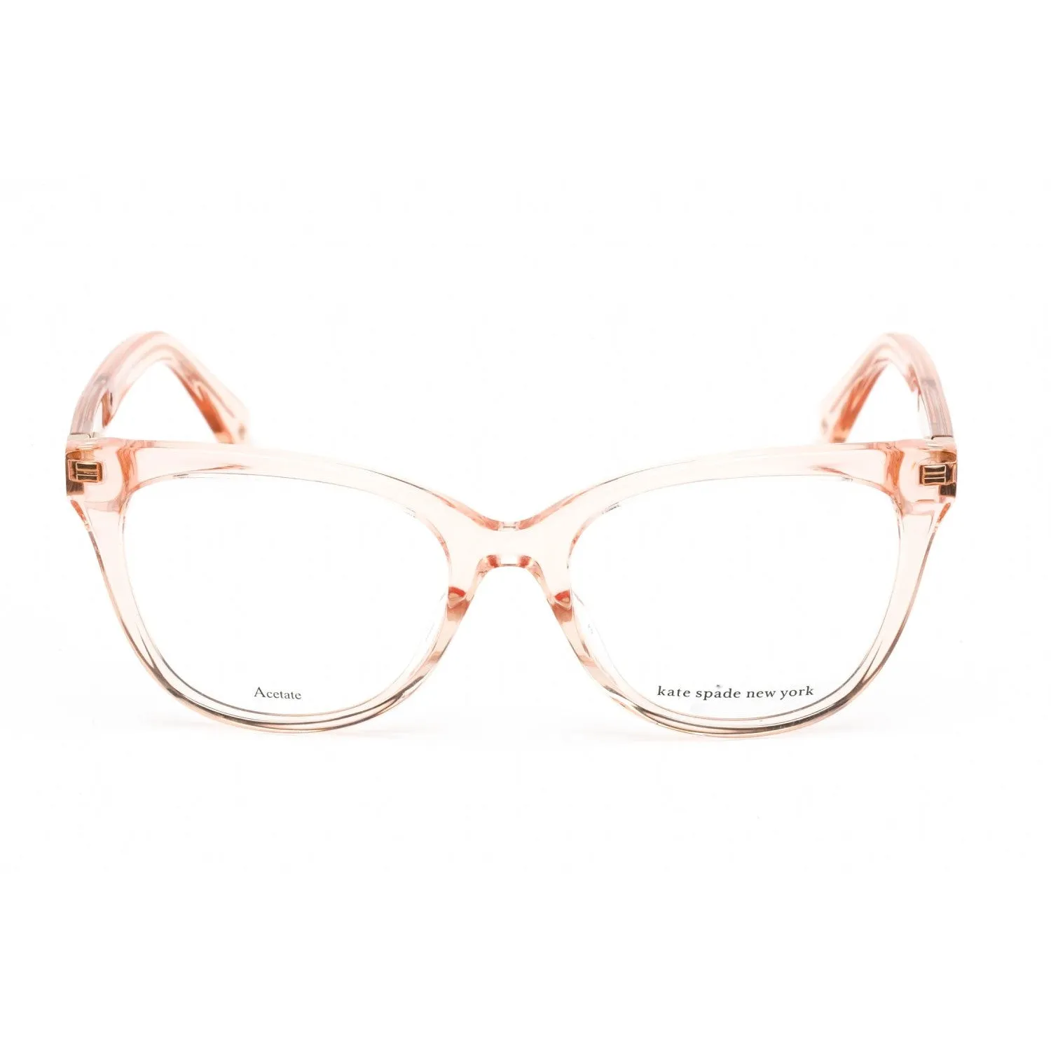 Kate Spade NEVAEH Eyeglasses Clear Peach Brown / Clear demo lens