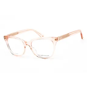 Kate Spade NEVAEH Eyeglasses Clear Peach Brown / Clear demo lens