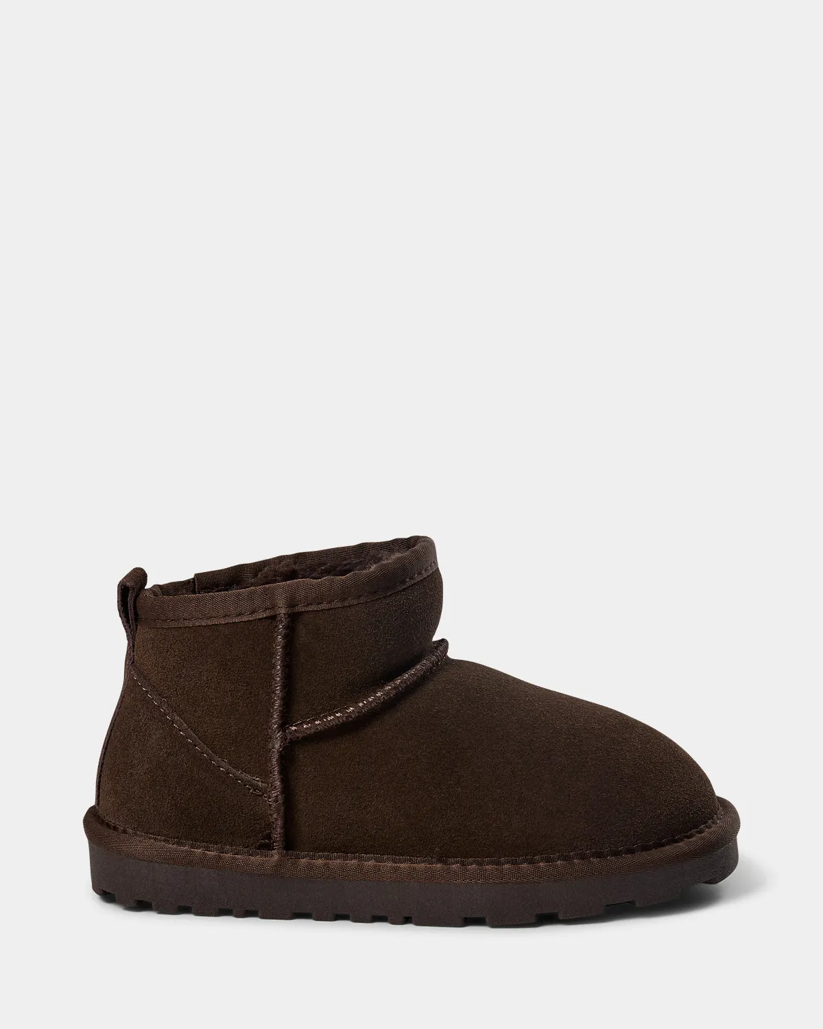 KELLIESY TEDDY BOOT - Dark brown