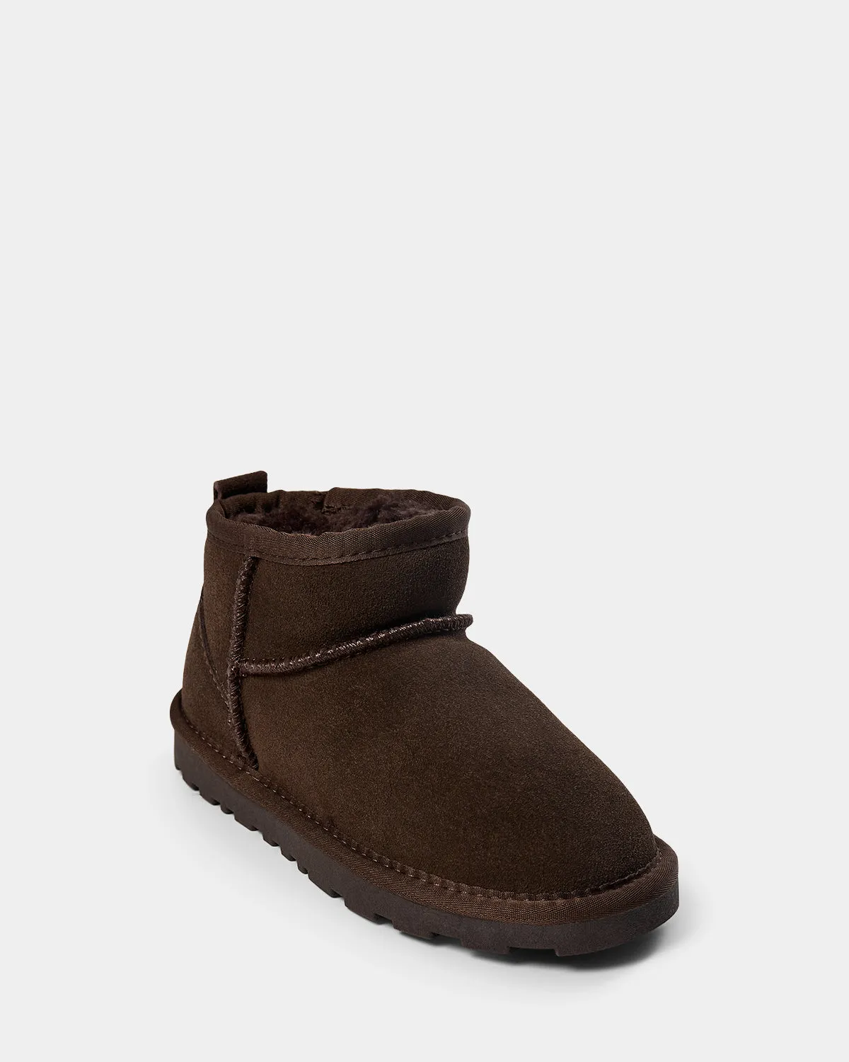 KELLIESY TEDDY BOOT - Dark brown