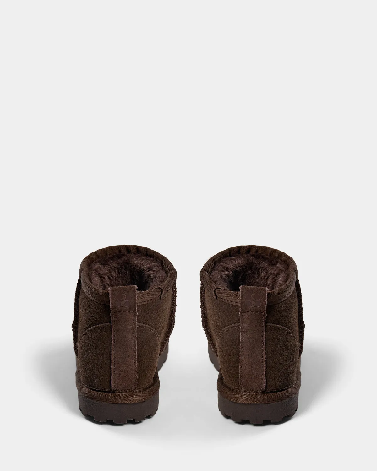 KELLIESY TEDDY BOOT - Dark brown