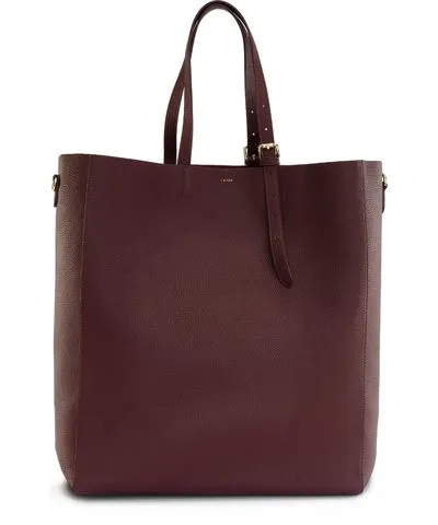 Landa Women's Brown Panama Oversized Shopper Burgundy