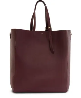 Landa Women's Brown Panama Oversized Shopper Burgundy