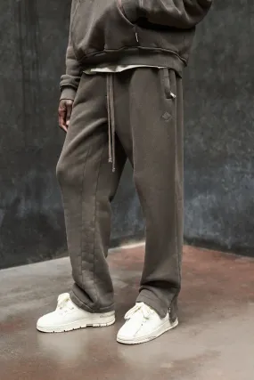 LAUNDERED CLASSICS JOGGERS - BROWN