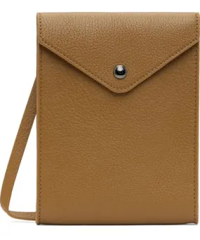 Lemaire Brown Enveloppe Strap Pouch