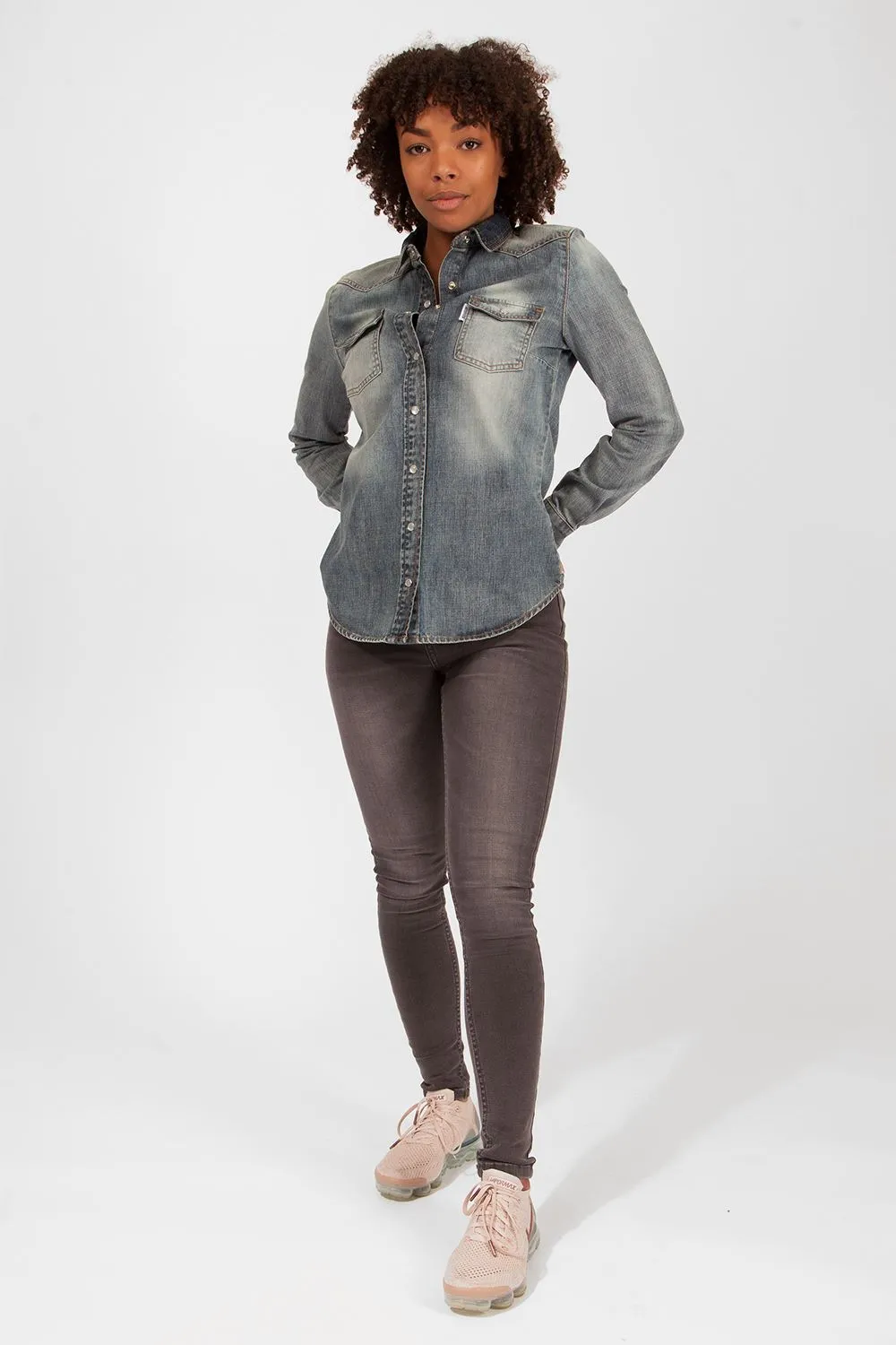 Lexi Loose Fit Denim Shirt