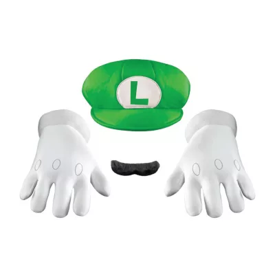 Little & Big  Boys Luigi Super Mario Kit Costume Accessory