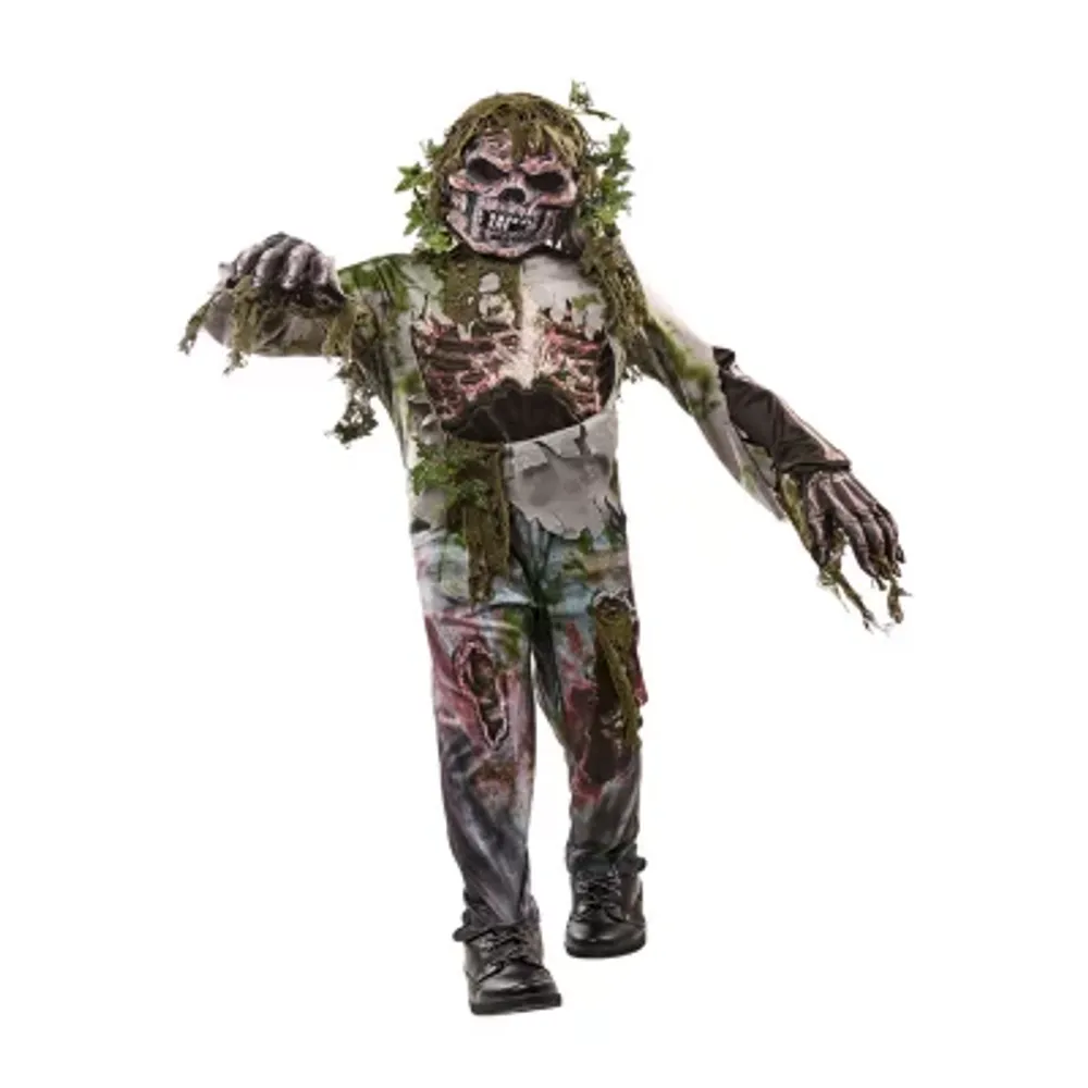 Little & Big  Boys Swamp Zombie 4-pc. Costume