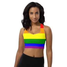 Long Line sports bra Rainbow