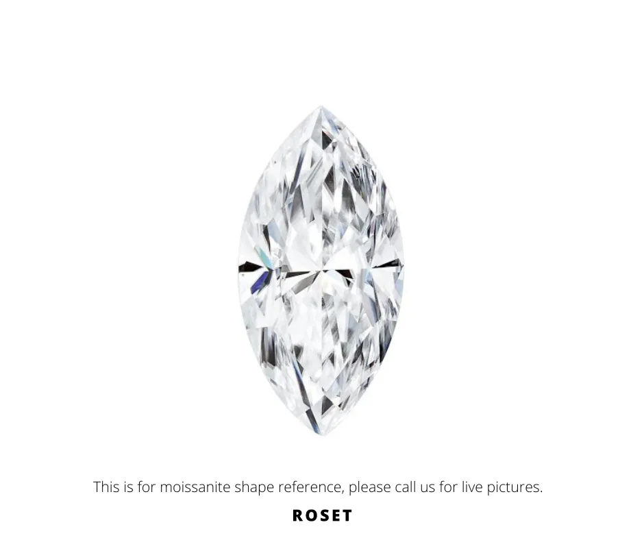 Loose Moissanite Marquise Cut