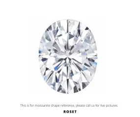 Loose Moissanite Oval Cut