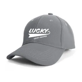 Lucky Skates Flag Grey Dad Hat