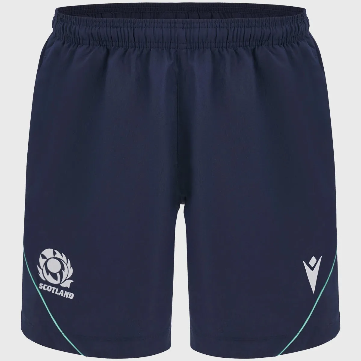 Macron Scotland Rugby Kid's Bermuda Gym Shorts Navy