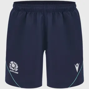 Macron Scotland Rugby Kid's Bermuda Gym Shorts Navy