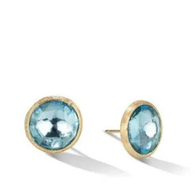 Marco Bicego Jaipur Color Large Blue Topaz Stud Earrings
