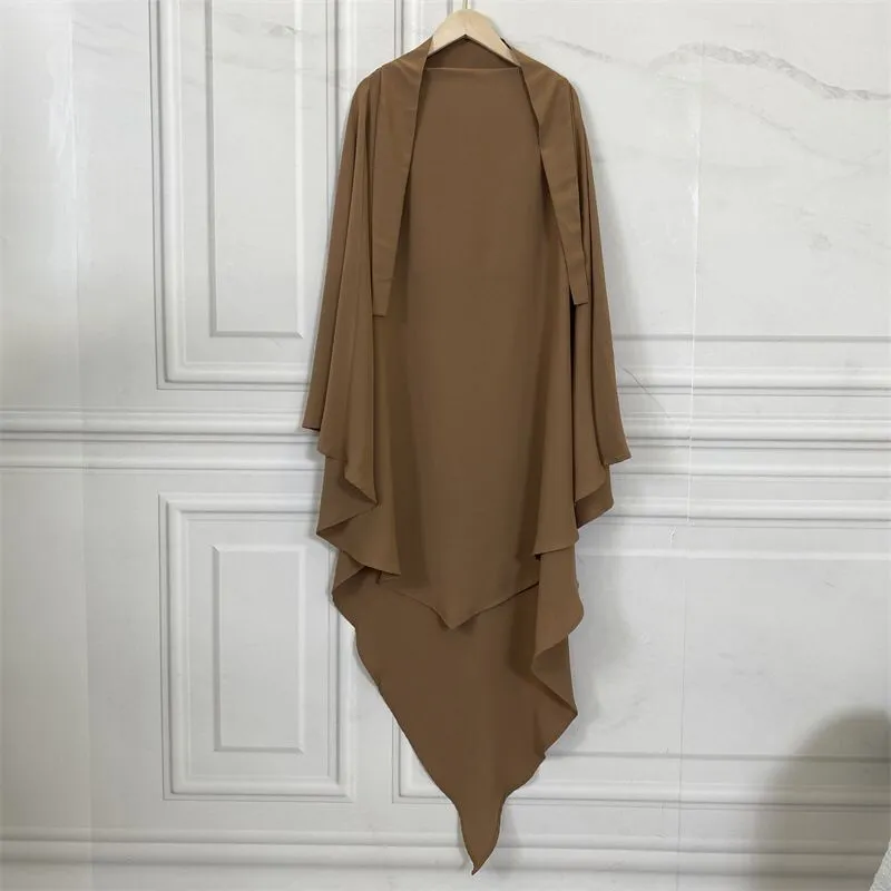 Mastourah Sand Brown Khimar