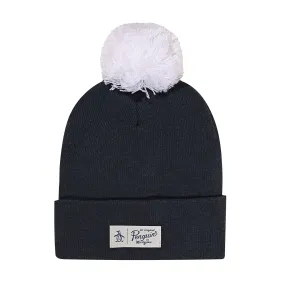 Mathew Classic Bobble Hat In Navy