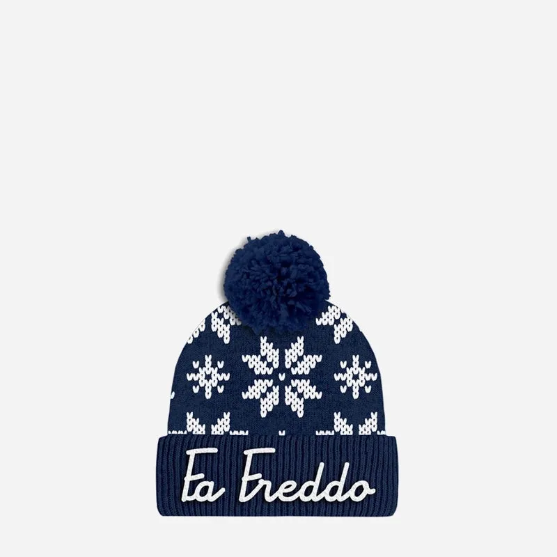 MC2 Saint Barth Berretto Freddo Flake 61 Emb Navy